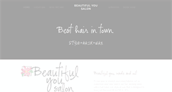 Desktop Screenshot of beautifulyouthesalon.com